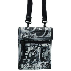Balenciaga Explorer Graffiti Pouch Shoulder Bag